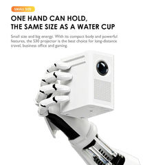 S30MAX Android Wifi 4k projecteur Portable intelligent avec WiFi et Bluetooth poche extérieure 4K 9500L Android 7.0 projecteur