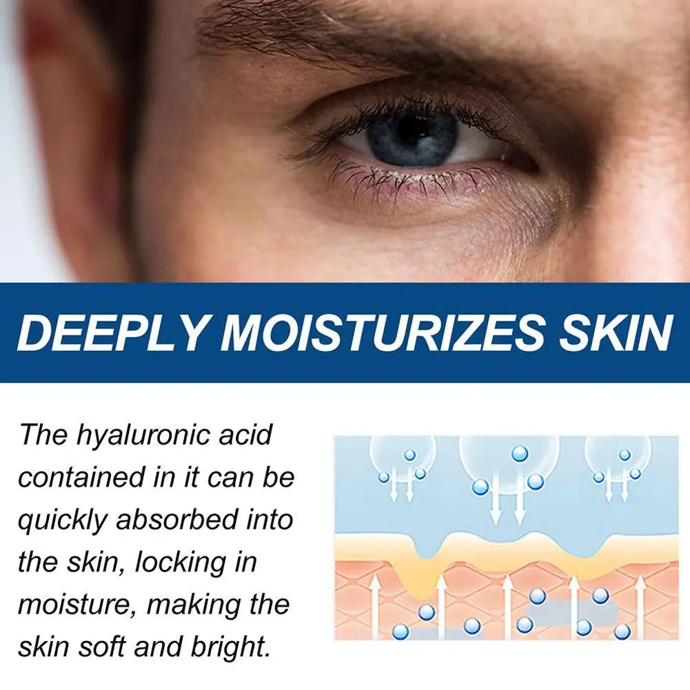 Crème hydratante pour le visage 6 en 1 pour hommes, 50ml, revitalisante, soins pour la peau, particules, avec collagène, Anti-vieillissement et rides