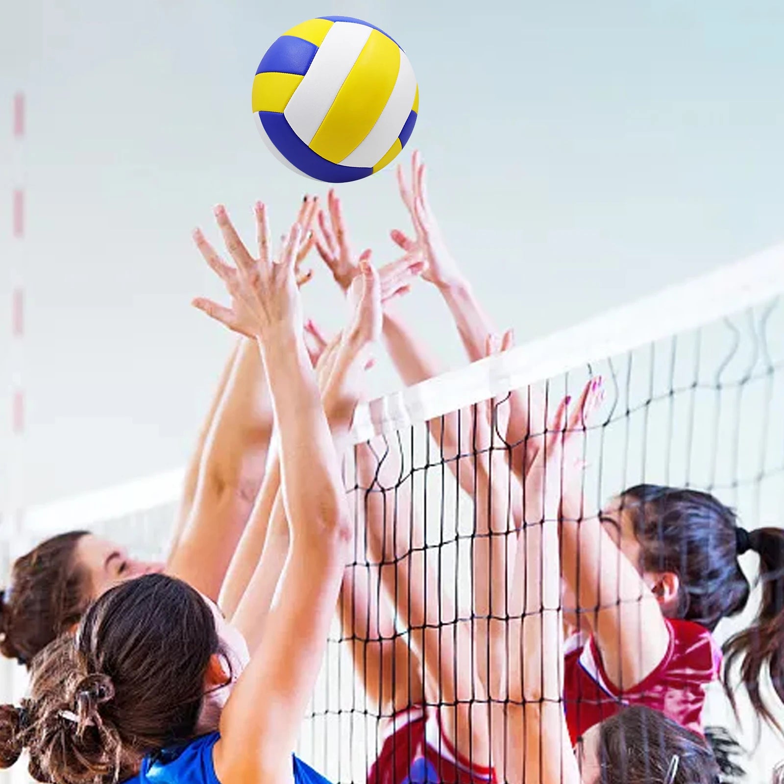 Ballon de volley-ball n ° 5 en PVC, compétition professionnelle, pour plage, sports d'extérieur et d'intérieur, entraînement IkSoft, léger et hermétique