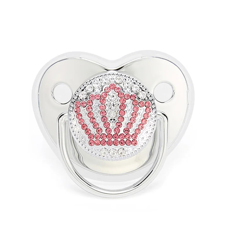 Nouveau bébé sucette sans BPA nouveau-né factice sucette enfant en bas âge infantile Silicone sucettes noir doré Bling mamelon bébé garçon filles cadeau