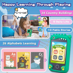 Jouets éducatifs intelligents pour enfants, lecteur Musci, apprentissage du Selfie, téléphone pour tout-petits de 3 à 12 ans, meilleurs cadeaux de noël et d'anniversaire