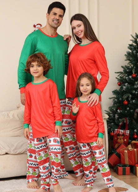 Tenue de noël pour parents et enfants, t-shirts vierges par Sublimation, vêtements assortis pour la famille, ensemble pyjama de noël pour impression par transfert de chaleur