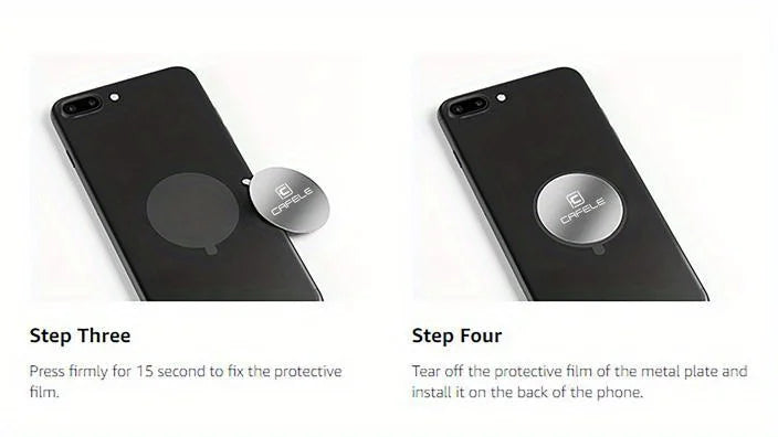 Support de téléphone magnétique pour voiture, Support de téléphone magnétique rotatif à 360 degrés pour téléphone portable de voiture, Support universel pour tableau de bord