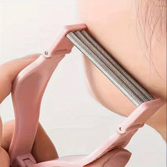 1 pièces épilateur Facial à main rouleau à ressort sûr femmes épilation du visage épilateur soins du visage masseur beauté épilateur outil