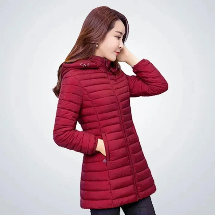 2025 nouvelle veste d'hiver de haute qualité pardessus stand-callor manteau femmes mode vestes hiver chaud femme vêtements décontracté Parkas