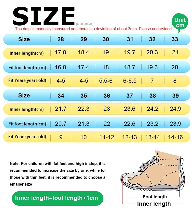 Chaussures de sport imperméables pour enfants, chaussures décontractées pour étudiants, chaussures de planche en cuir à fond plat, chaussures de course pour garçons et filles