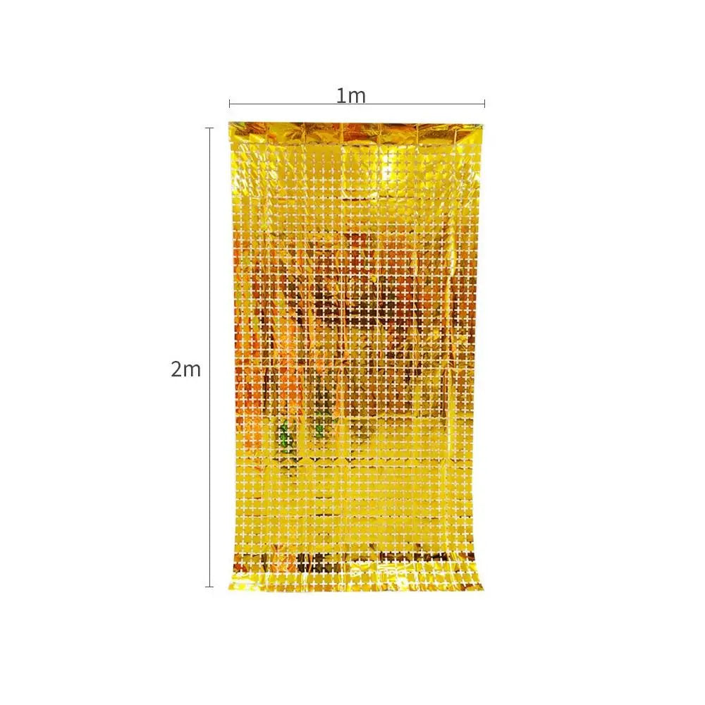 Luxury Wall Backdrop Curtain for Decoration by ix, Square Sequin Panel