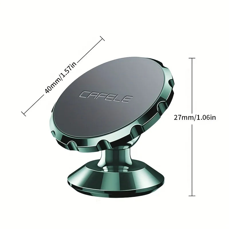 Support de téléphone magnétique pour voiture, Support de téléphone magnétique rotatif à 360 degrés pour téléphone portable de voiture, Support universel pour tableau de bord