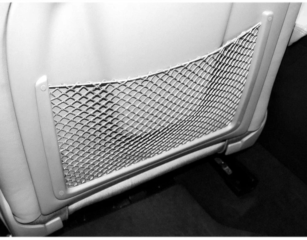 Filet de rangement en maille pour siège arrière, accessoires d'intérieur de voiture pour Audi A4 B8 A5 Q3 A3 A6 C7 Q5 B9 Q7