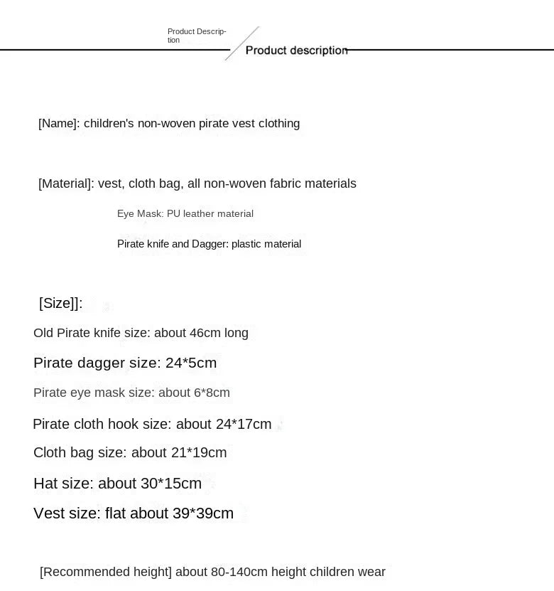 Costume de cosplay pour enfants, glaçage noir, chapeau en visière, ensemble de crochets et de sacs pour enfants, fête à thème d'Halloween, habillage pour garçon, 7,5