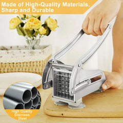 Stainless Steel Manual Potato Cutter, French Fry Slicer, Chip Maker, Meat Grinder, Cutting Machine, Tools, 1 piece