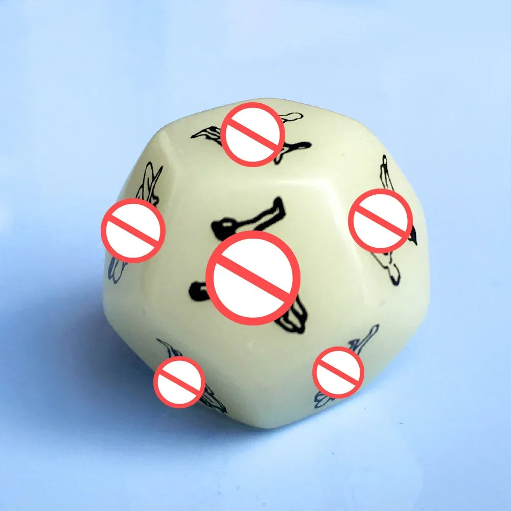 Jouets sexuels pour Couples femmes jeu pour adultes dés sexuels drôles 6/12 côtés Romance amour Humor jeu érotique merde dés barre cadeau de noël