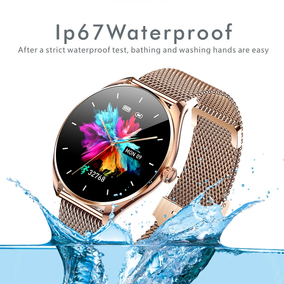 Montre connectée Utral mince pour femmes, écran AMOLED HD de 1.43 pouces, appel Bluetooth, traceur multi-sport, lecteur de musique, chargement USB, nouveauté 2025