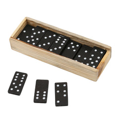 28 pièces/ensemble jeux de société dominos en bois voyage jeu de Table drôle jouets dominos enfant jouets éducatifs pour enfants cadeaux