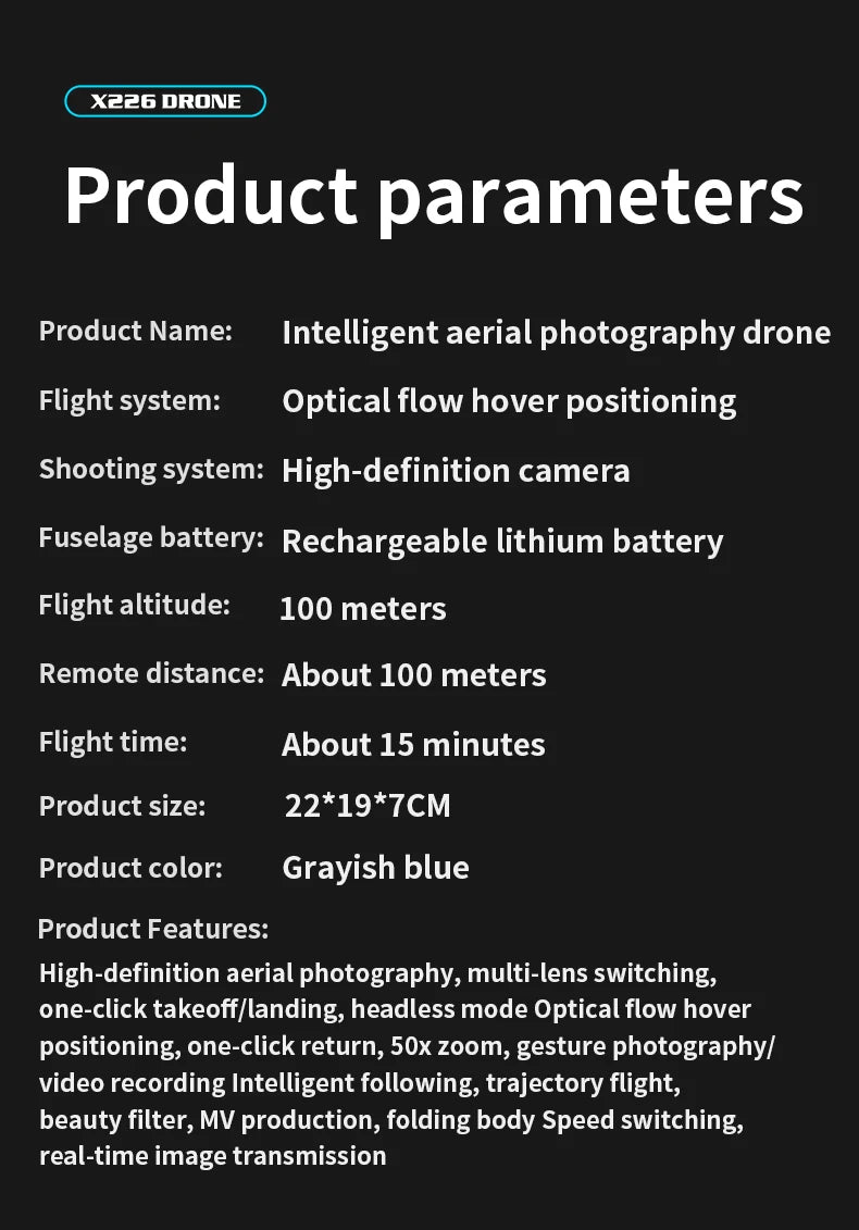 2025 nouveau Drone X266 8K WIFI GPS professionnel HD photographie aérienne avion télécommandé HD double caméra quadrirotor jouets cadeaux