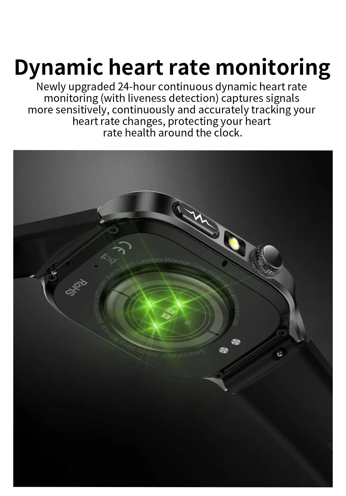 2025 nouvelle montre intelligente 2.04 pouces écran acide urique lipides sanguins composition corporelle cinq détecteurs 650mAh sport HD appel montre intelligente