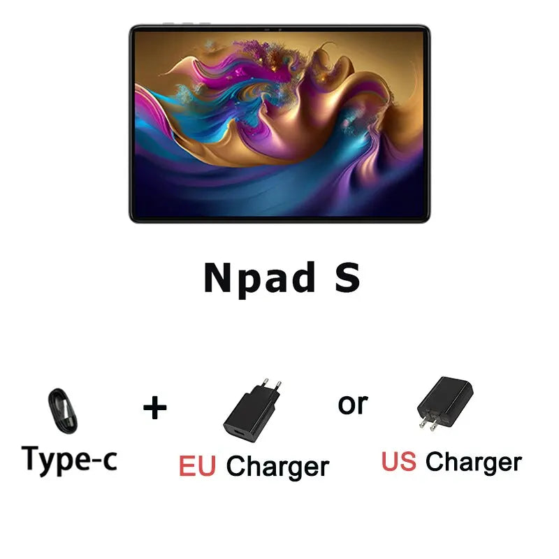 N-ONE NPad S 2023 10.1 pouces Tablette Pad 1280X800 HD 4GB 64GB Android 12 MTK8183 8-Cores 6600mAh Double WIFI BT5.0 Tablettes