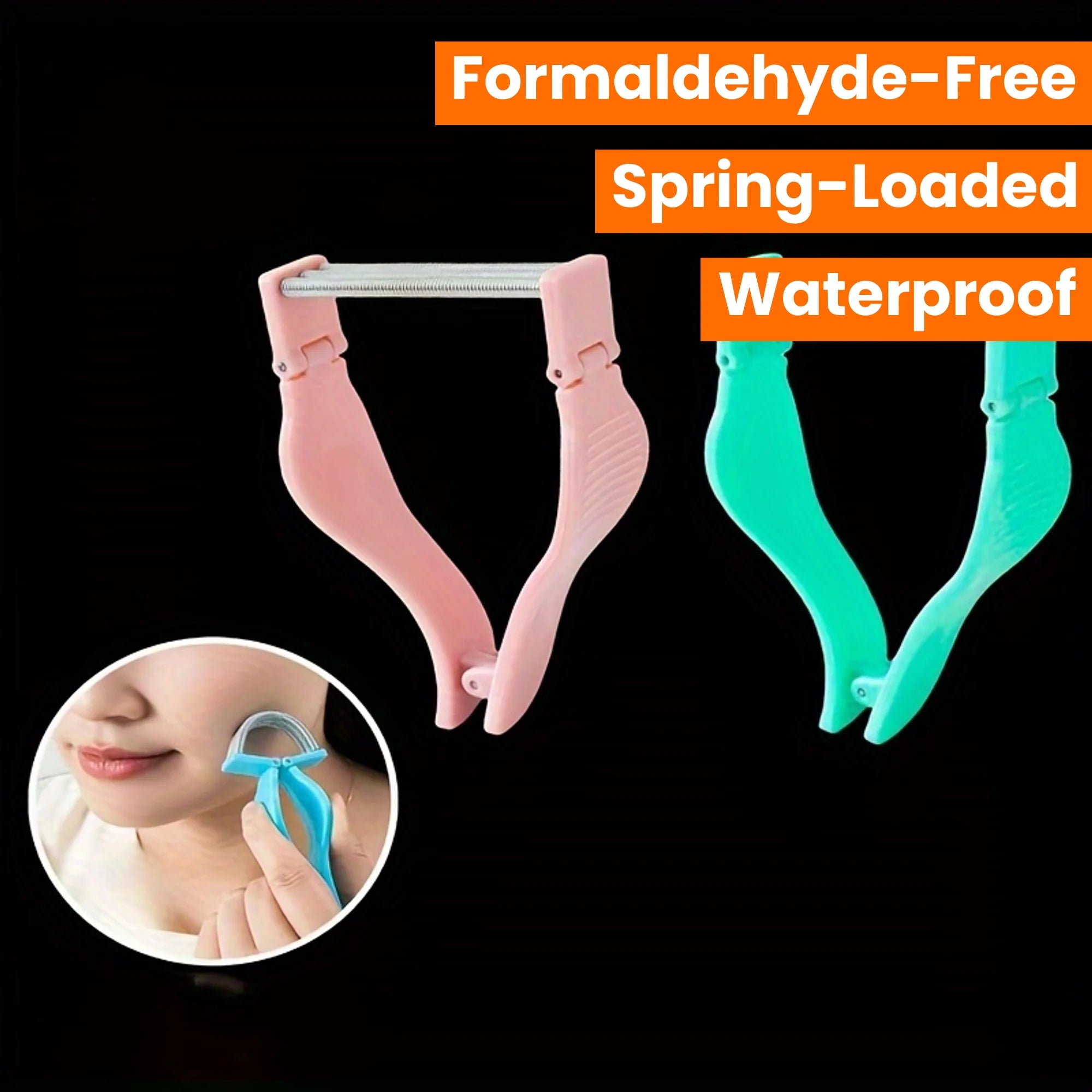 1 pièces épilateur Facial à main rouleau à ressort sûr femmes épilation du visage épilateur soins du visage masseur beauté épilateur outil