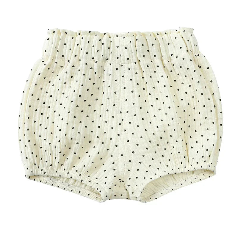 Short d'été en coton et lin pour bébé, vêtements de salon respirants pour enfants de 3 à 6 ans, pantalons coréens mignons en PP, pour garçons et filles, 2025
