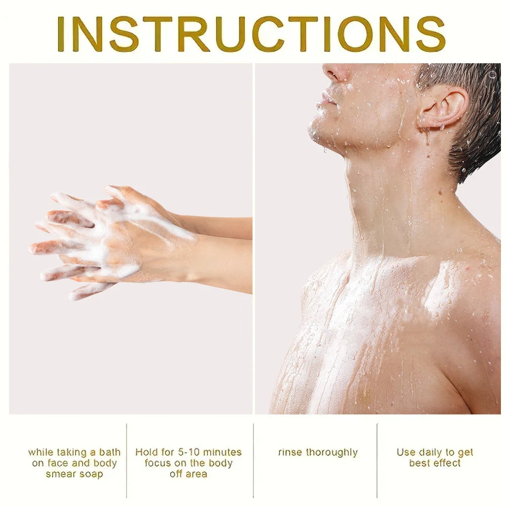 Savon blanchissant fait à la main, soins pour la peau, nettoyage en profondeur, hydratant, huile essentielle, savon doux, éclaircit la peau, savon au bois de santal