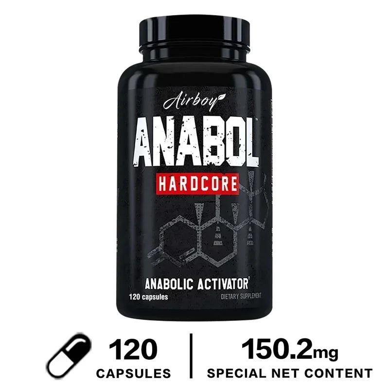 Supplément Anabol Hardcore - Suppléments de renforcement musculaire anabolique qui favorisent la synthèse musculaire et augmente la force