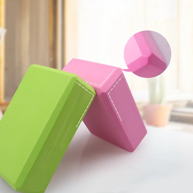 Blocs de gymnastique EVA, brique en mousse, exercice d'entraînement, ensemble de Fitness, outil, traversin de Yoga, coussin d'étirement, façonnage du corps, blocs de Yoga