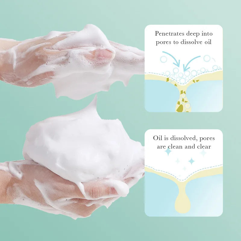 BIOAQUA acide salicylique nettoyant pour le visage traitement de l'acné hydratant contrôle de l'huile soin de la peau mousse de lavage du visage nettoyant pour le visage soins de la peau