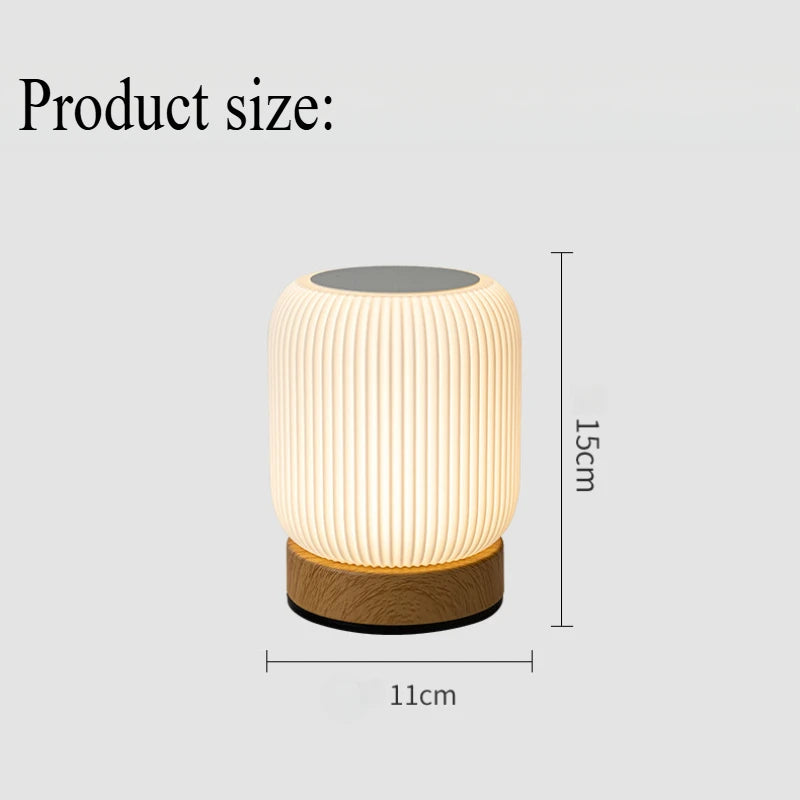 Veilleuse tactile lampe pour chambres salon Portable réglable 3 températures de couleur lampes de chevet lampes de Table rechargeables