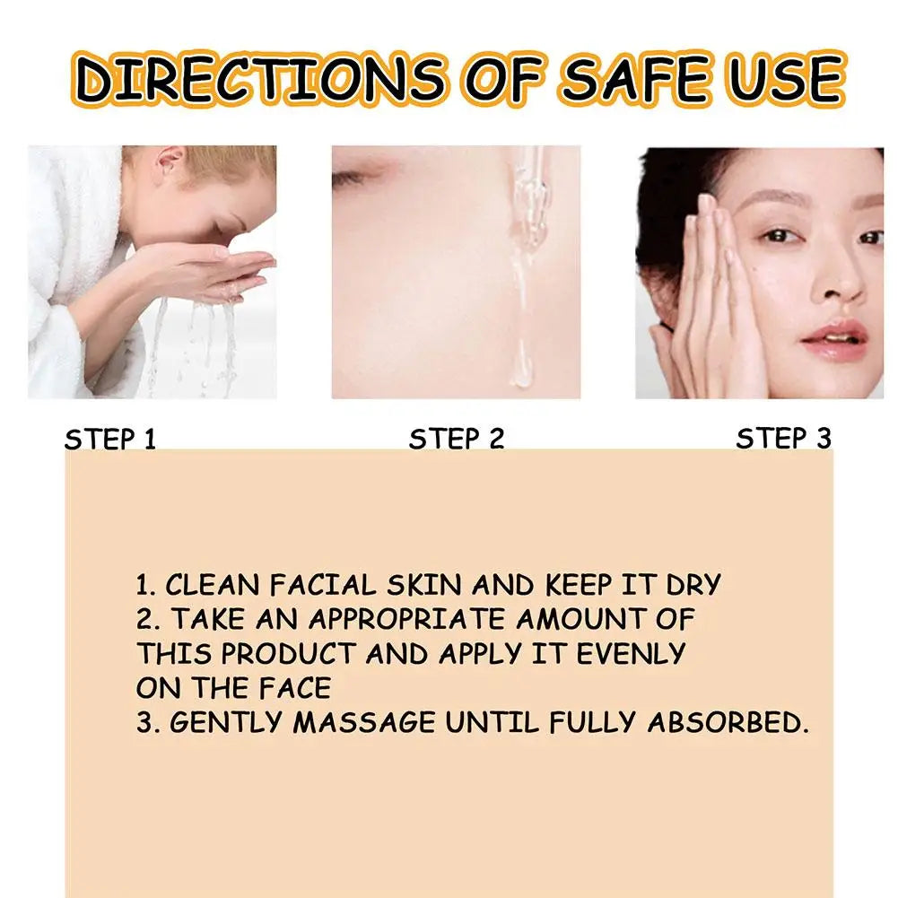 Sérum à la vitamine C et crème à la vitamine C pour le visage, série hydratante quotidienne, soin pour la peau hydraté et dodu, sérum éclaircissant, même le teint