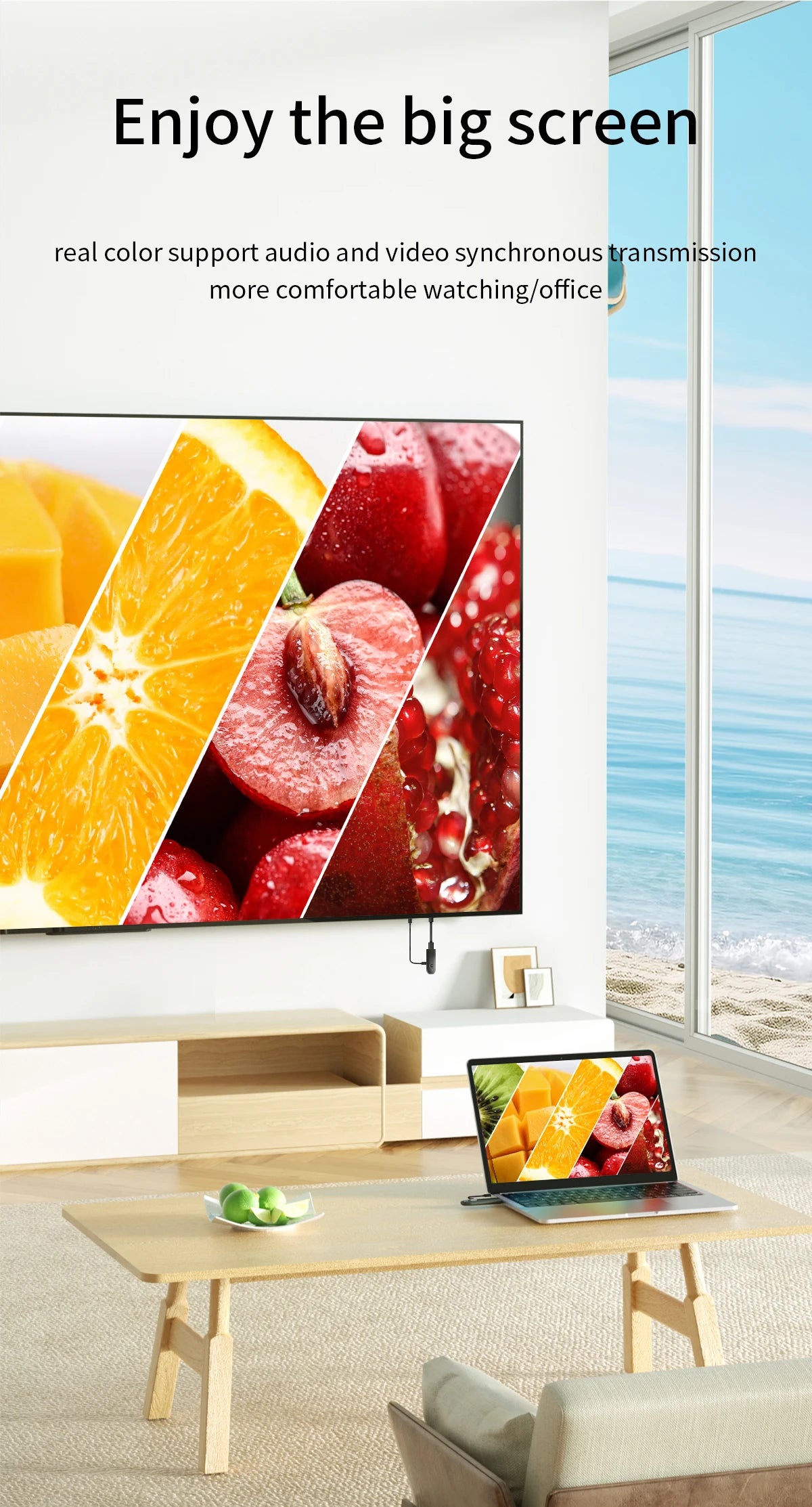 Émetteur et récepteur HDMI sans fil, entrée de décodage 4K, sortie 4K @ 30Hz, Plug & Play à latence ultra-faible pour les jeux, le cinéma maison