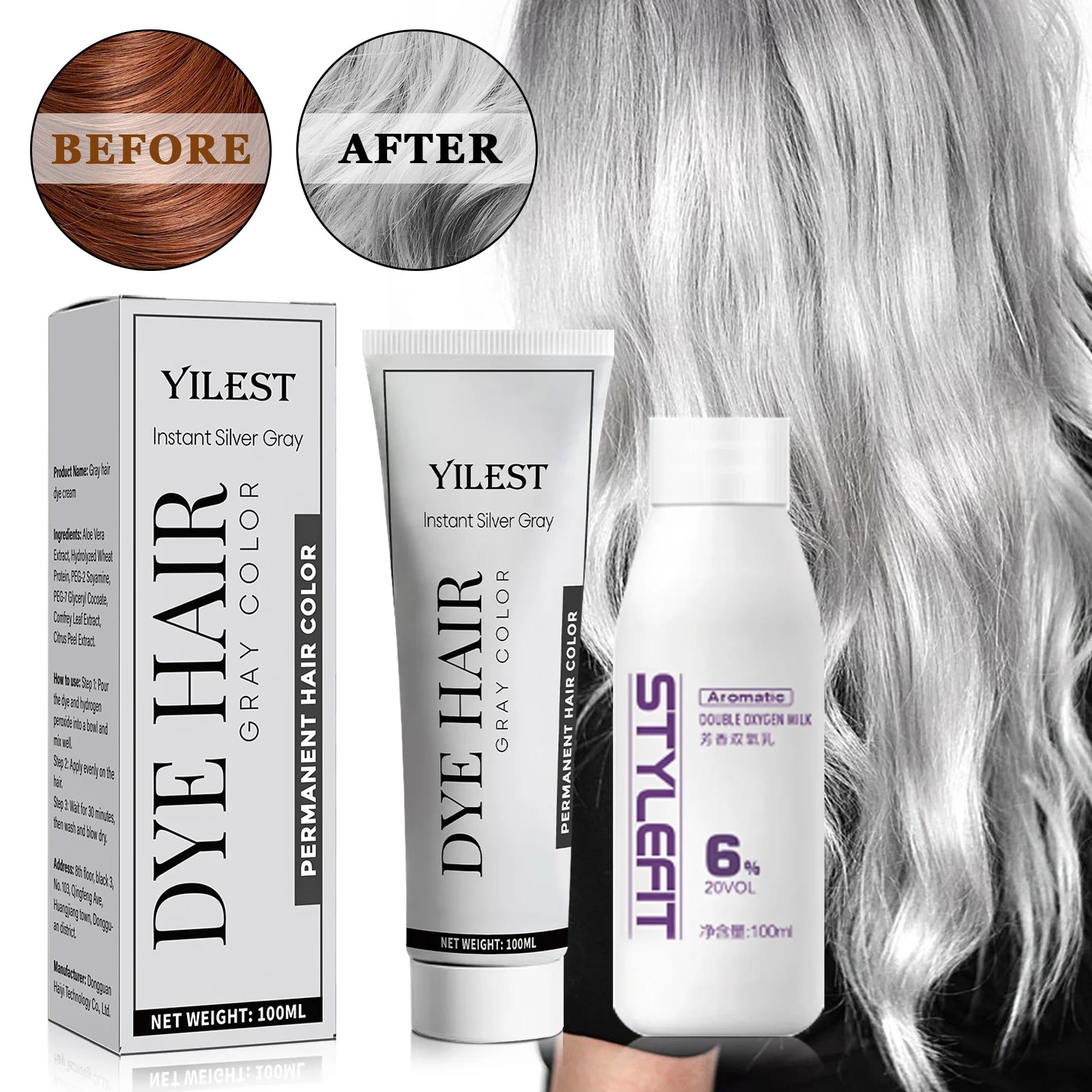 Masque capillaire qui élimine les tons jaunes et nourrit en profondeur les cheveux, améliore la brillance des cheveux et restaure la couleur des cheveux.