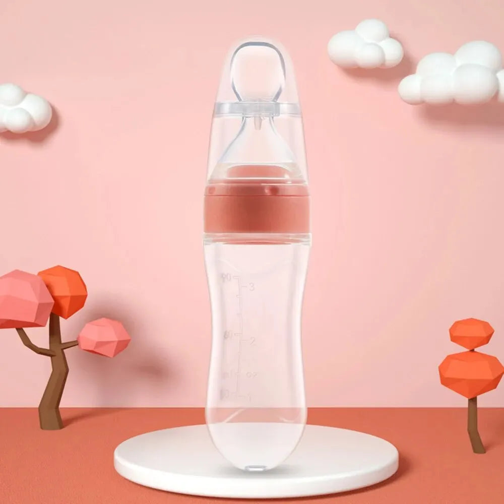 Mangeoire à fruits pour bébé, 90ml, sucette, auto-alimentation, pour instituts de dentition, cuillère à presser
