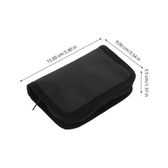 Sac de rangement pour compteur de glycémie, étui organisateur, support pour diabète, fournitures, couvercle de doublure 210d, Kit de test