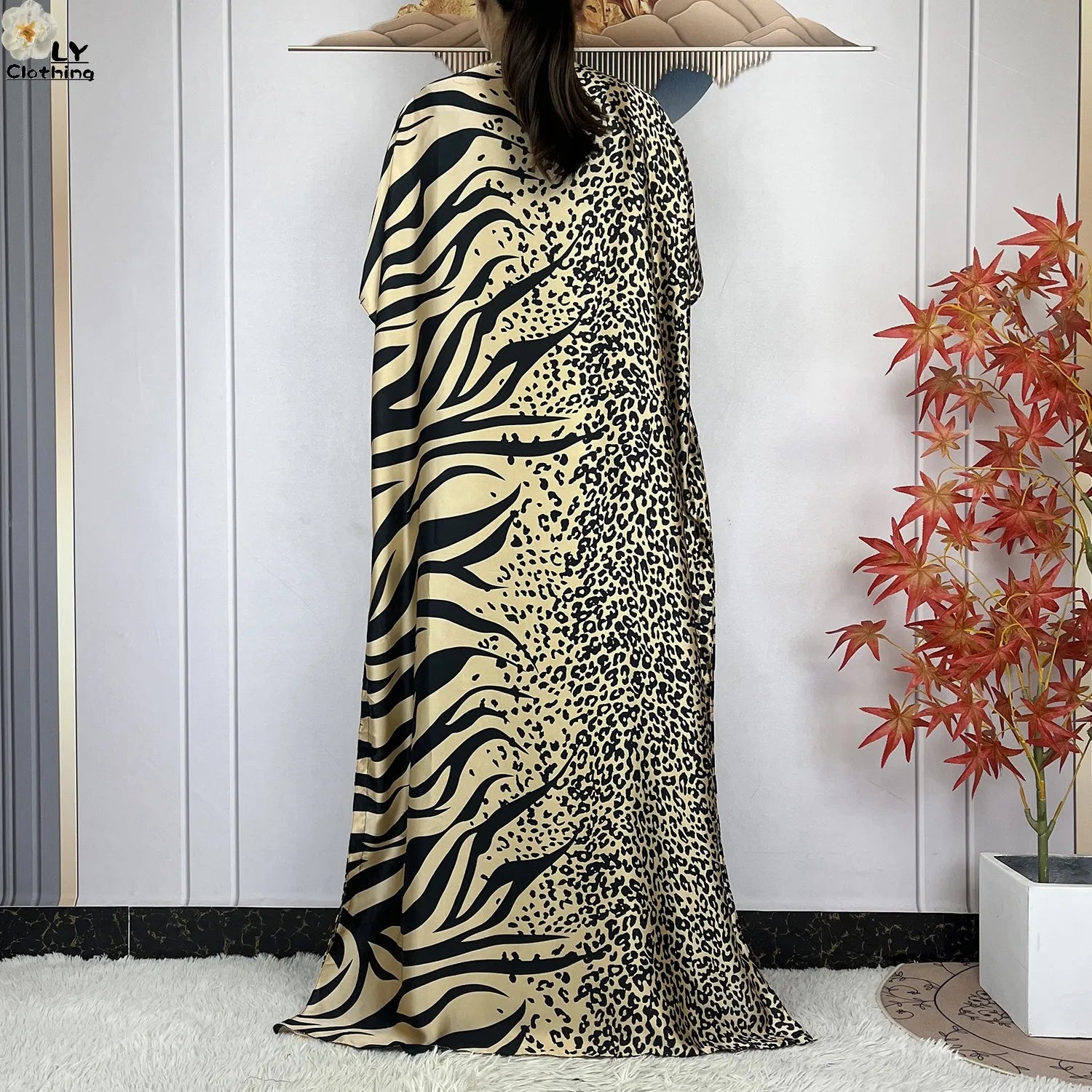 Muslim abayas with belt for women, African maxi dress, elegant evening dress, soft printed turban, new fashion, 2023