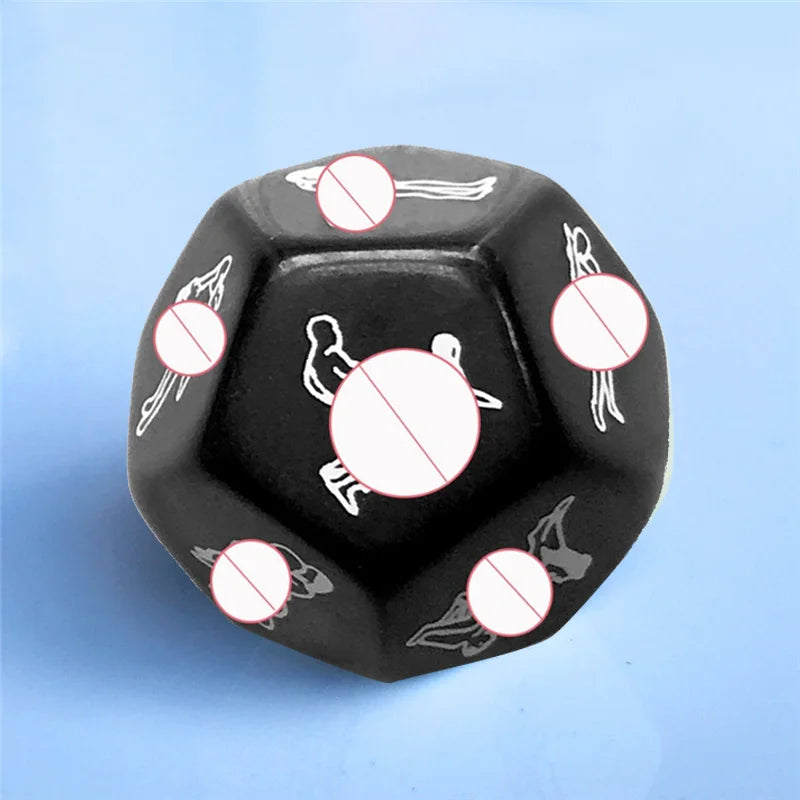 Jouets sexuels pour Couples femmes jeu pour adultes dés sexuels drôles 6/12 côtés Romance amour Humor jeu érotique merde dés barre cadeau de noël