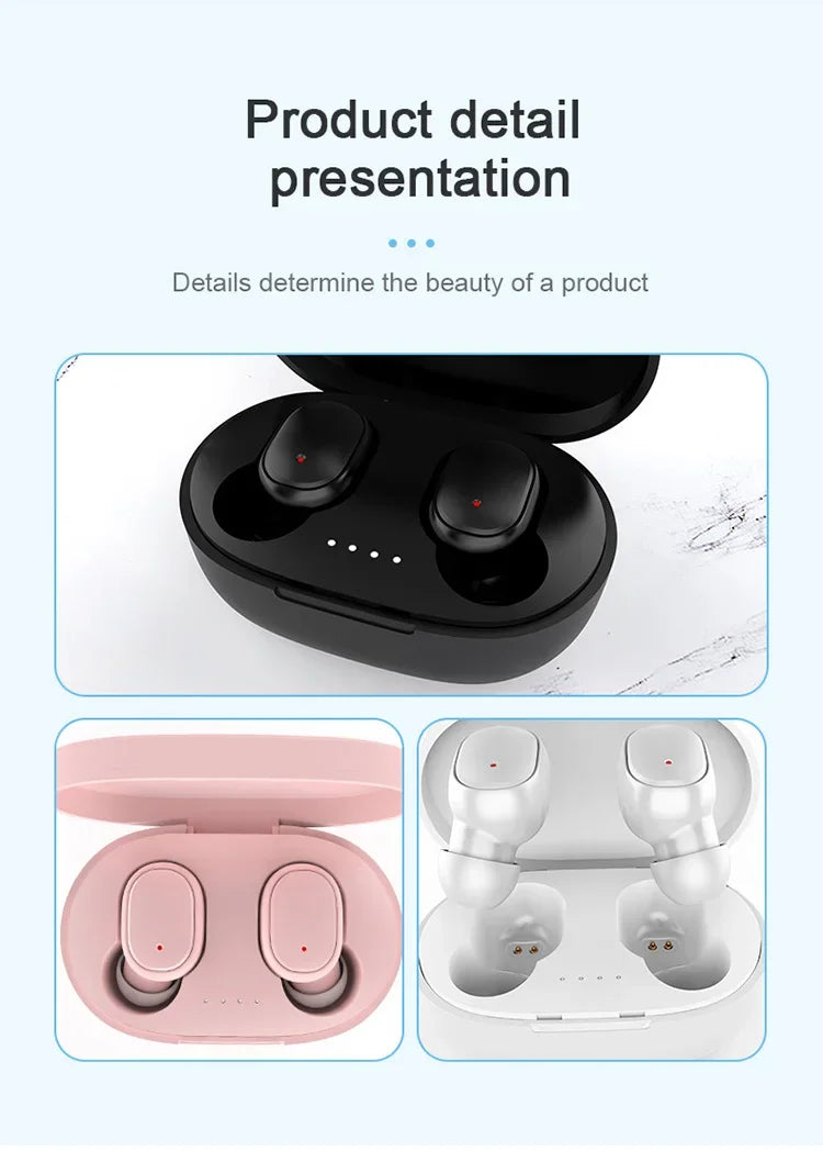 TWS A6S casque sans fil écouteurs Bluetooth casque Sport stéréo Bluetooth écouteurs pour iPhone 15 Huawei Xiaomi Redmi téléphones
