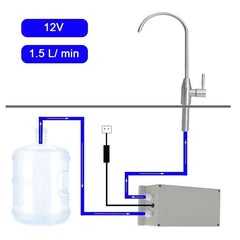 Pompe à eau électrique robinet Gallley pompe d'aspiration d'eau automatique 12V 1.5 L/min caravane camping-car bateau cuisine pompe à eau