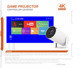 Projecteur de jeu 3D 2 en 1, contrôleur F300, boîtier TV, Android 11, 5G, WIfi, Playstore, cinéma maison, extérieur, mini projecteur portable 4k