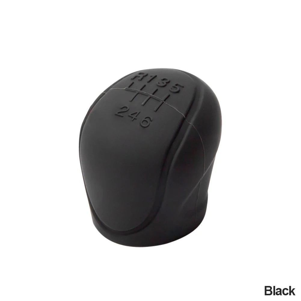 Couvercle de pommeau de levier de vitesse en Silicone pour voiture, poignée antidérapante, housses de protection manuelles à 6 vitesses, accessoires d'intérieur de voiture