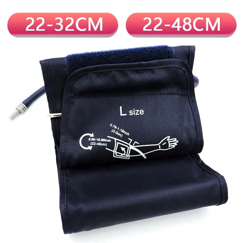 Manchette de pression artérielle pour adulte, tonomcirculation, sphygmomanomètre pour bras, tensiomètre, outil de soins sains, 22-32cm, 22-48cm