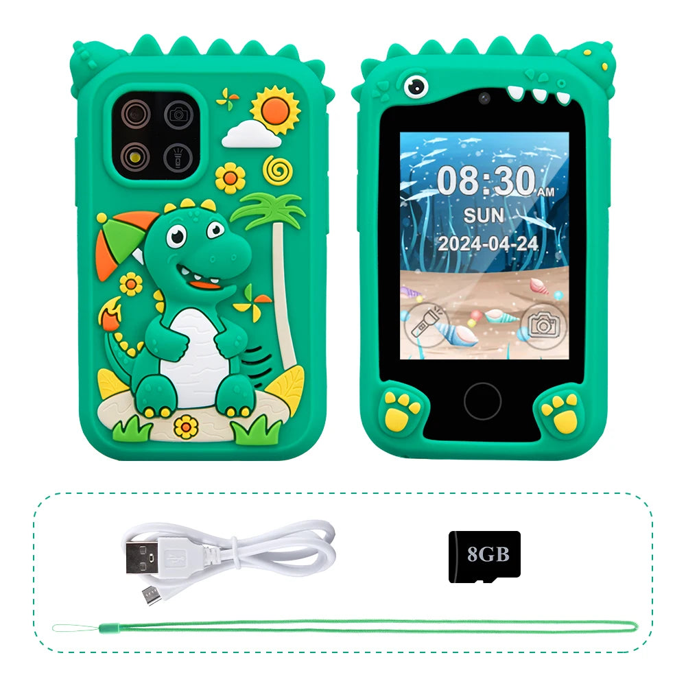 Jouets éducatifs intelligents pour enfants, lecteur Musci, apprentissage du Selfie, téléphone pour tout-petits de 3 à 12 ans, meilleurs cadeaux de noël et d'anniversaire