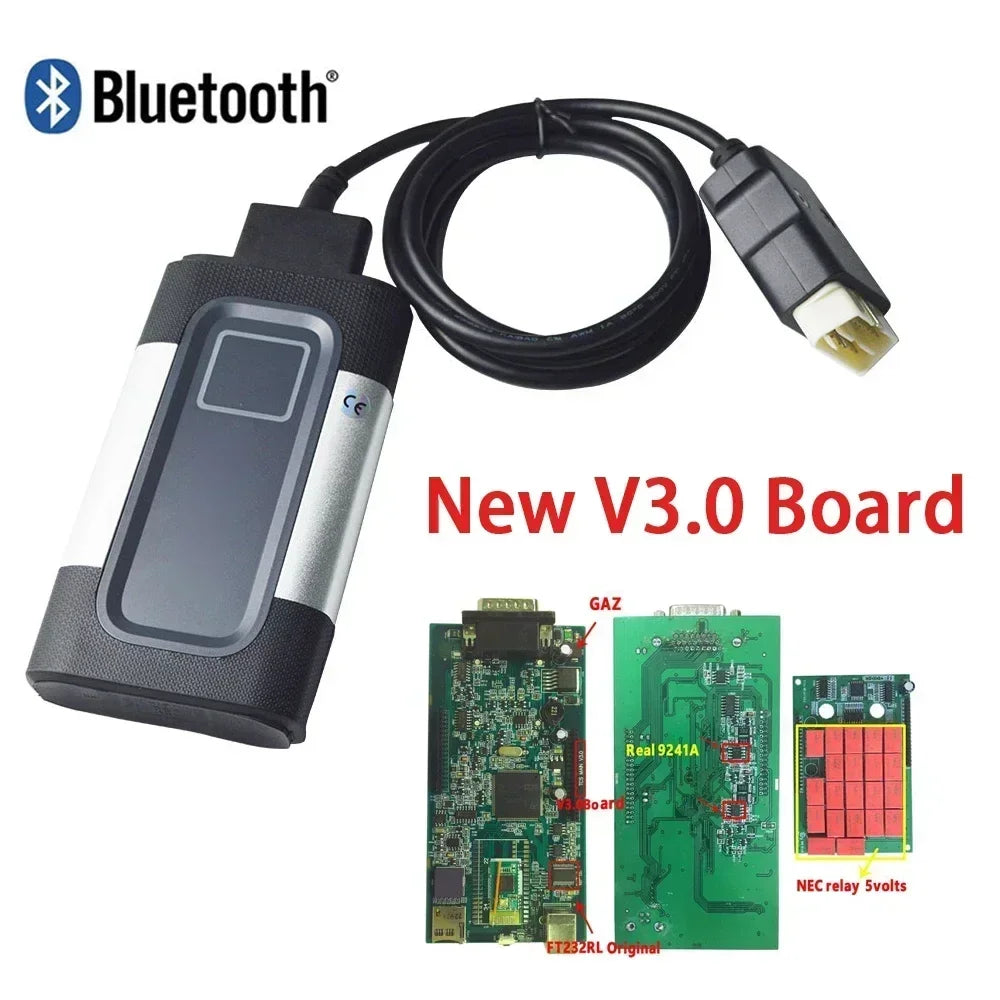 2025 with Bluetooth V9 dual card V2021.11 150 diagnostic instrument for car and truck