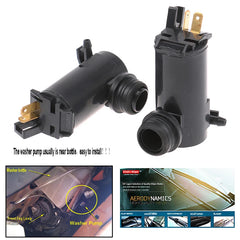 Essuie-glace universel pour voiture, pompe de lave-glace, moteur à jet d'eau, 12V, 24V, 1PC, nouveau