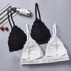 Soutien-gorge en dentelle, Sexy, décolleté en V profond, coupe Triangle, sans couture, Fitness, Yoga, sport, Lingerie, sous-vêtements, respirant, Push Up