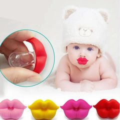 Attache-sucette bébé rouge baiser lèvres factices sucettes drôle Silicone bébé mamelons anneau de dentition sucettes sucette enfants alimentation personnalisé