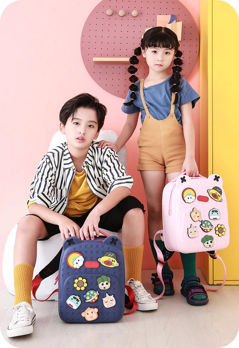 Sac à dos d'école étanche pour fille et garçon, à motif de dessin animé, à la mode, pour la maternelle, Kawaii, cadeau
