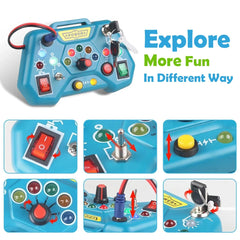 Planche occupée Montessori, jouets pour tout-petits, cadeaux pour bébés garçons et filles de 3 ans, jouets éducatifs d'apprentissage, jouets de voyage pour tout-petits