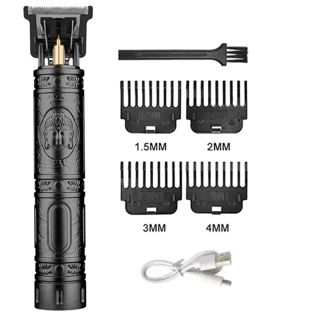 Tondeuse à cheveux électrique T9 pour hommes, tondeuse à barbe, tondeuse à cheveux Linge, machine de découpe de cheveux, barbier professionnel, rasoir
