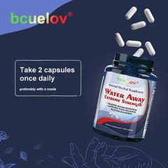 Bcuelov - Diuretic Weight Loss Supplement, capsules that help eliminate excess water, bloating, edema, promote healthy urine, and cleanse