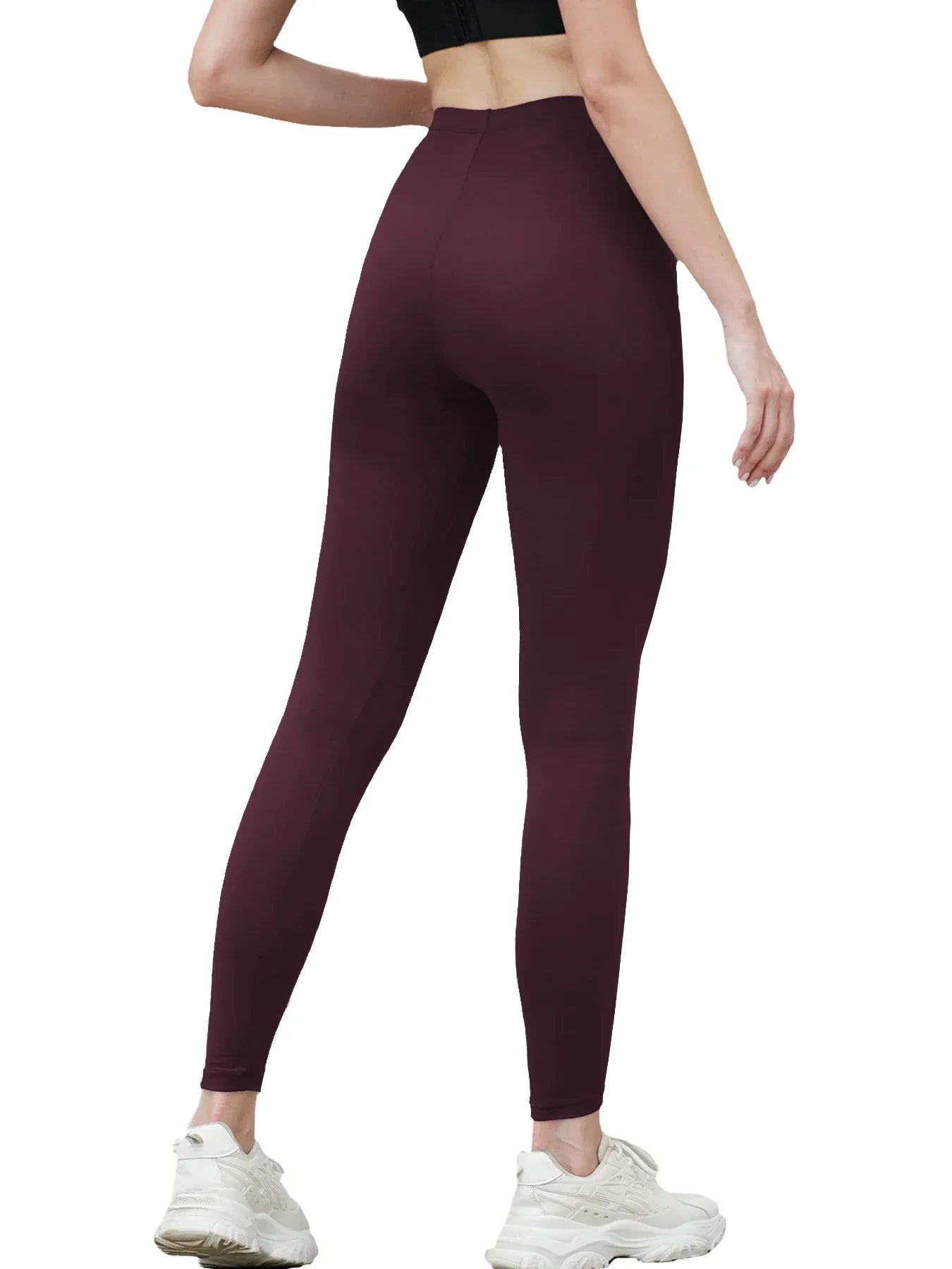 Leggings Super doux pour femmes, haute élasticité, pas transparent, entraînement, Yoga, course à pied, athlétique, Push-Up, gymnastique, longs, Fitness